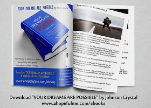 Your Dreams Are Possible e-book is out!