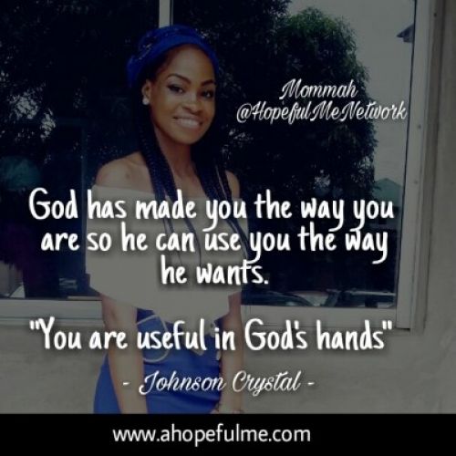 Useful in God's hand 
