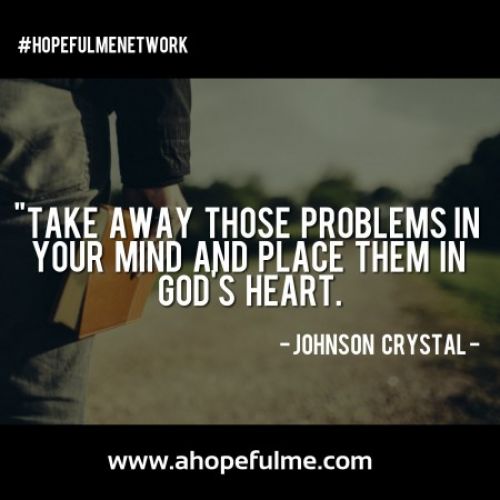 Place them in God's heart 