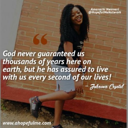 Every second of our lives 