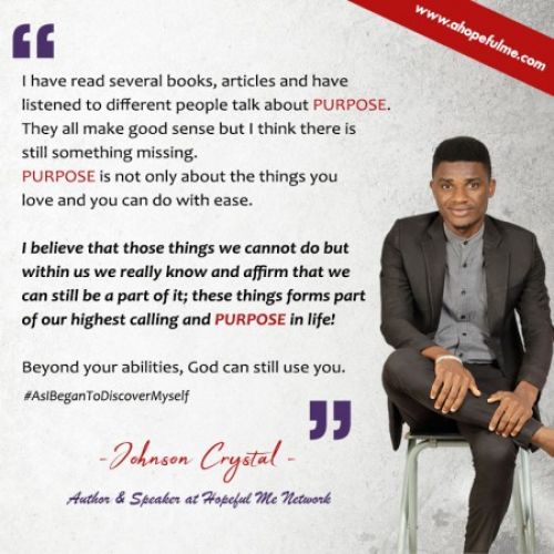 Find your highest purpose 