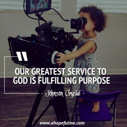 Fulfilling purpose 