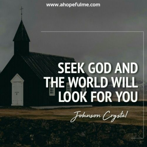 Seek God