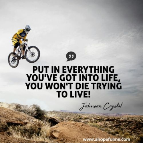 Embrace this life! 