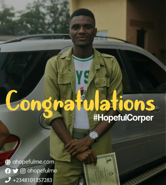 Hopeful Corper 