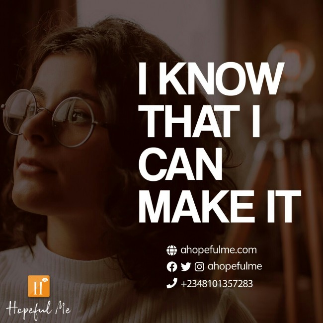 I can 