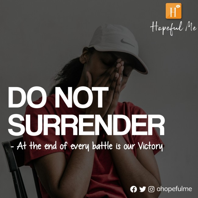 No surrender 