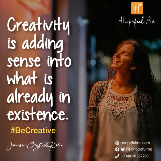 Be Creative 