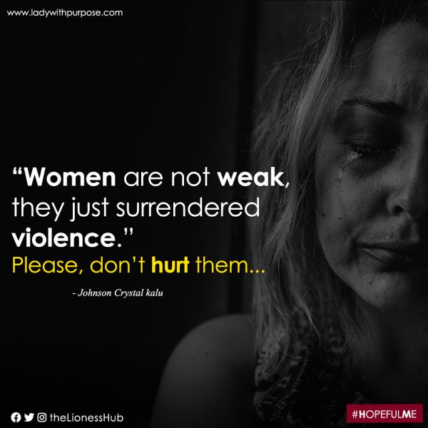 Women are not weak 
