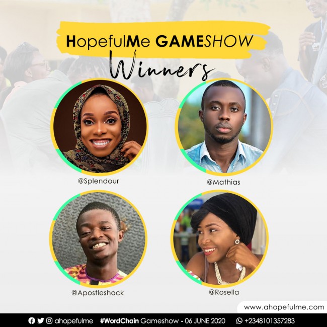 Gameshow Winners 
