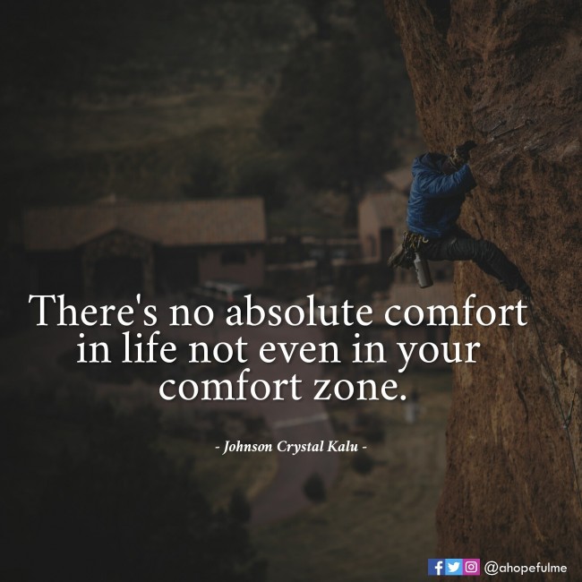 Comfort zone 