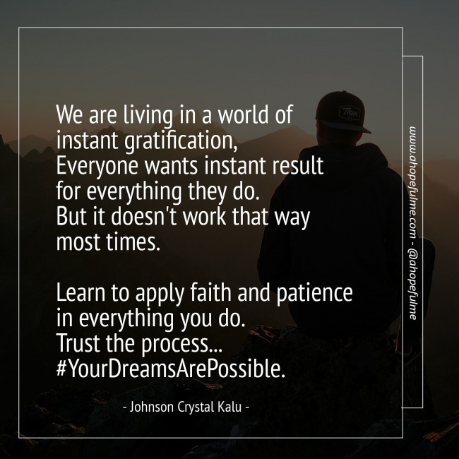 faith and patience 