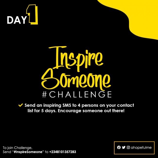 #InspireSomeone
