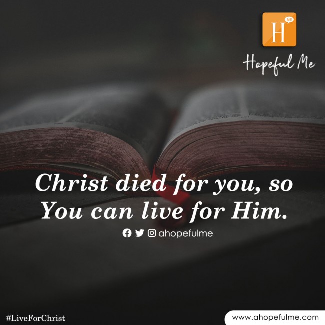 Live for Christ 
