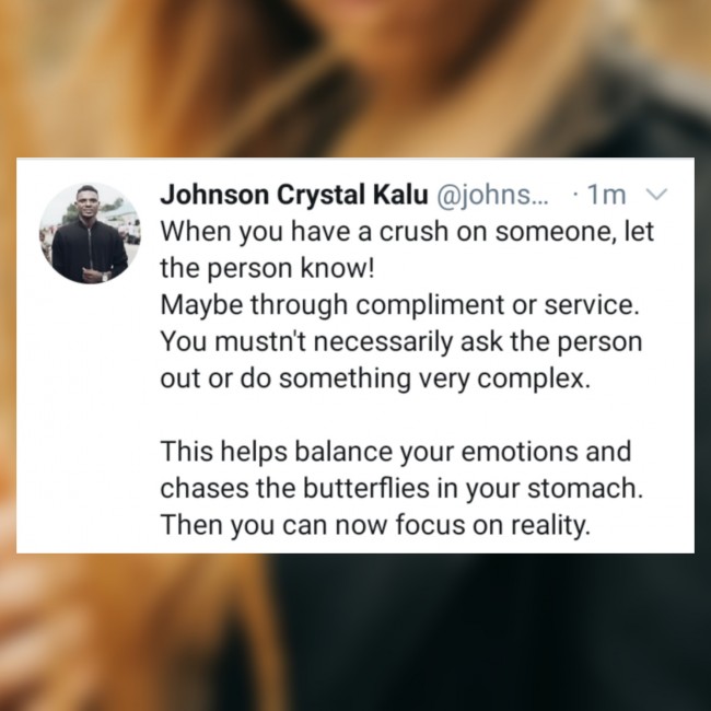 Let your crush know 