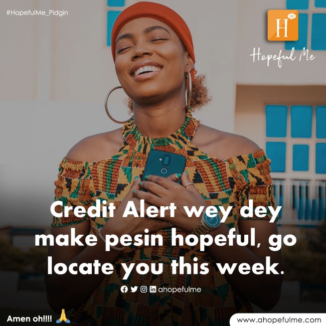 Hopeful Credit Alert