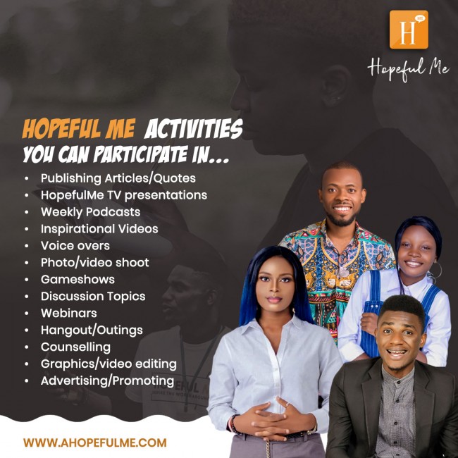 Hopeful Me Activities 
