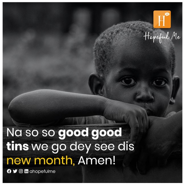 Happy New month from HopefulMe