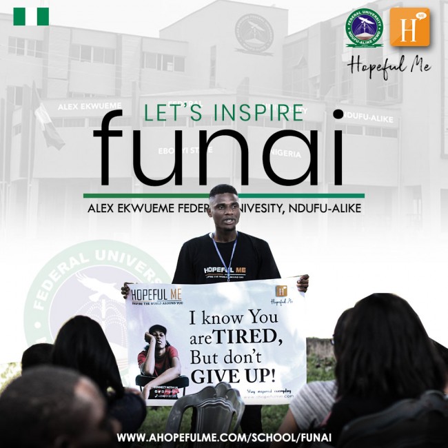 Hopeful Me in FUNAI 