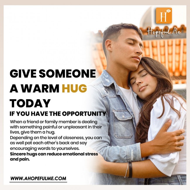 Hugs are powerful 