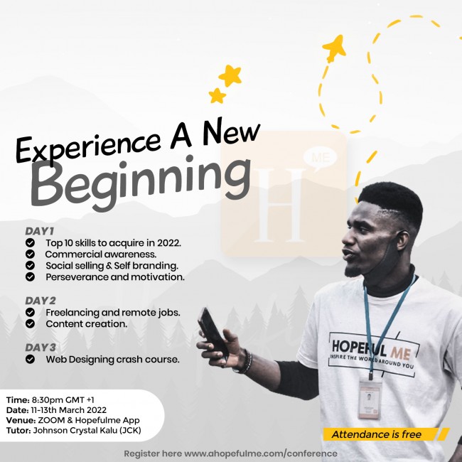 Experience A New Beginning 