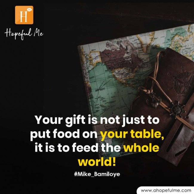 The value of your gift 