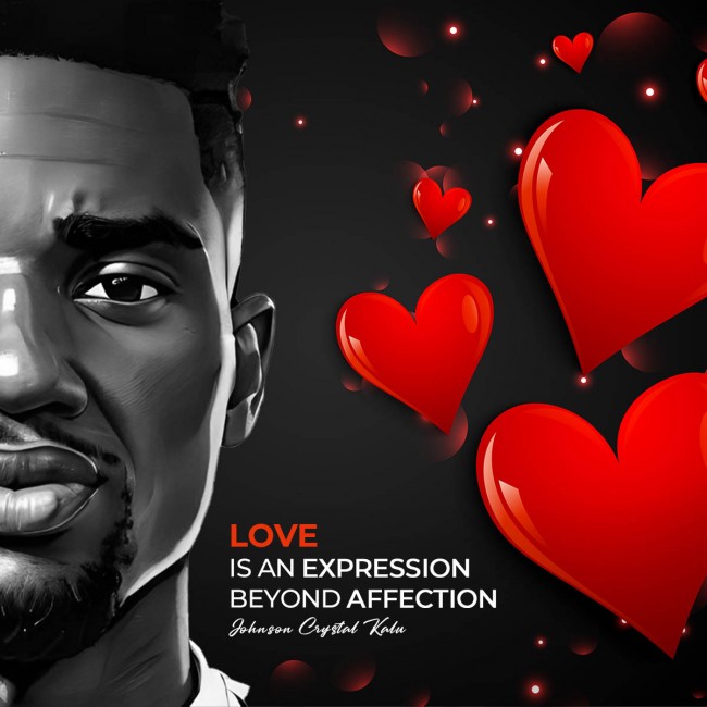 Love is an expression beyond affection  