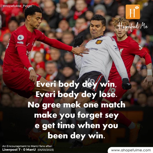 Quote for Manchester United fans