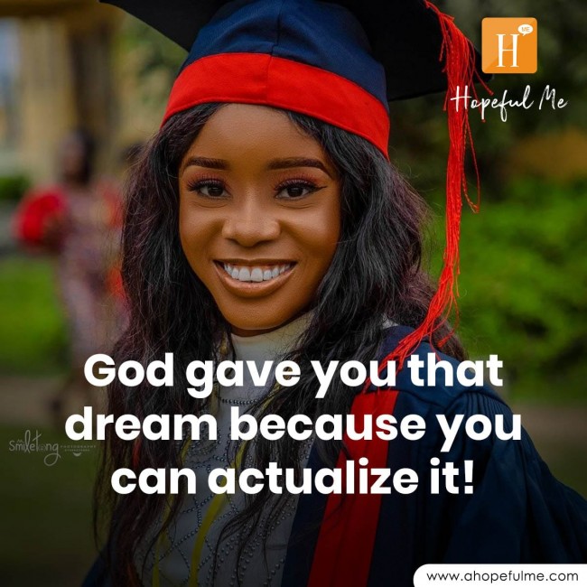 YOU CAN ACHIEVE YOUR DREAMS