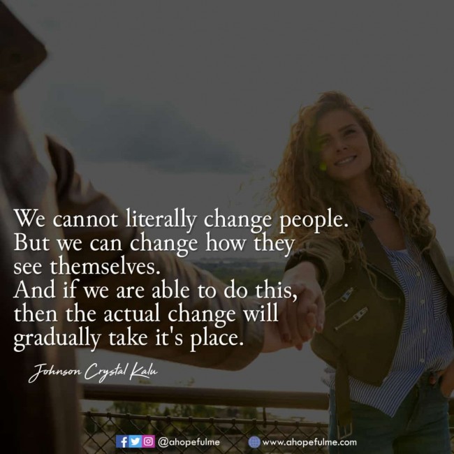 Changing people 