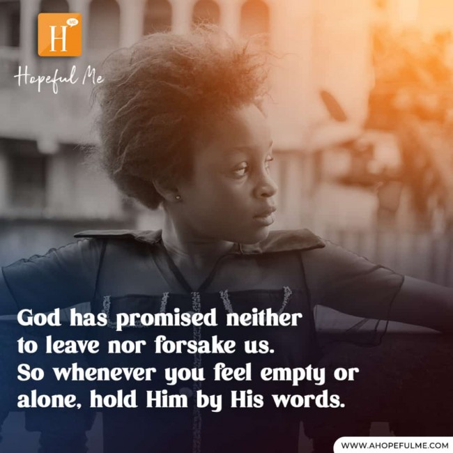 Holding God by His words