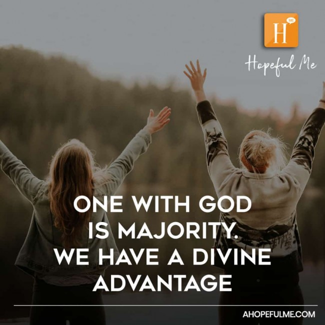 I have a divine advantage 