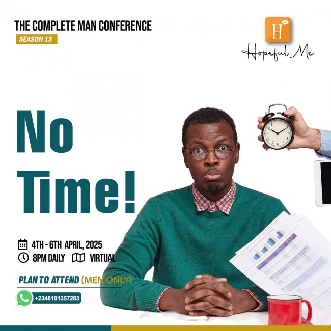 NO TIME - Complete Man Conference 