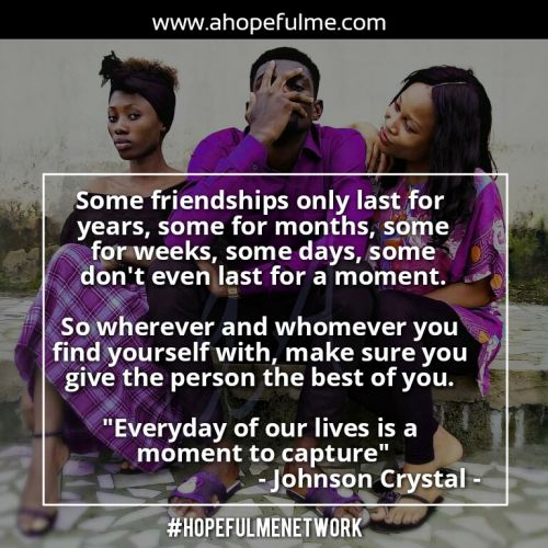 Give people the best of you