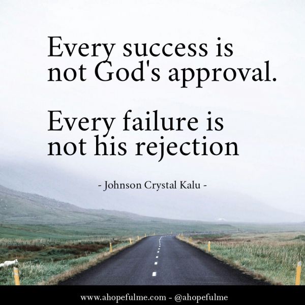 God's approval 
