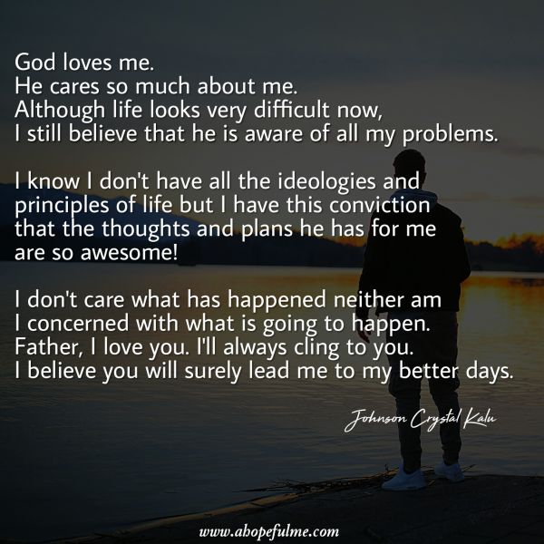God loves me