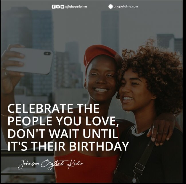 Celebrate people 
