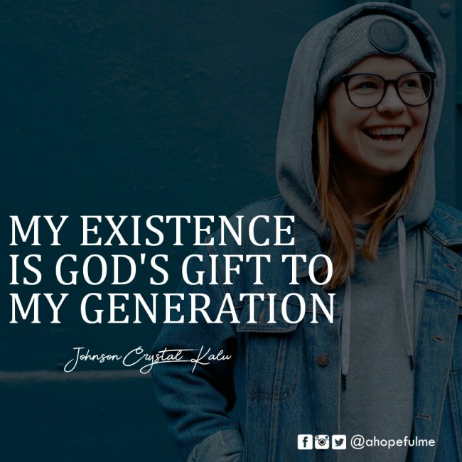 Gift to your generation 