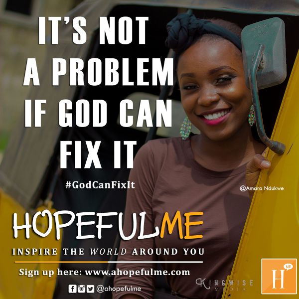 God can fix it 