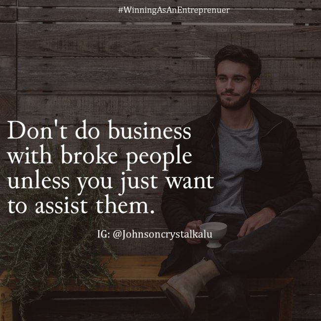 Broke people 