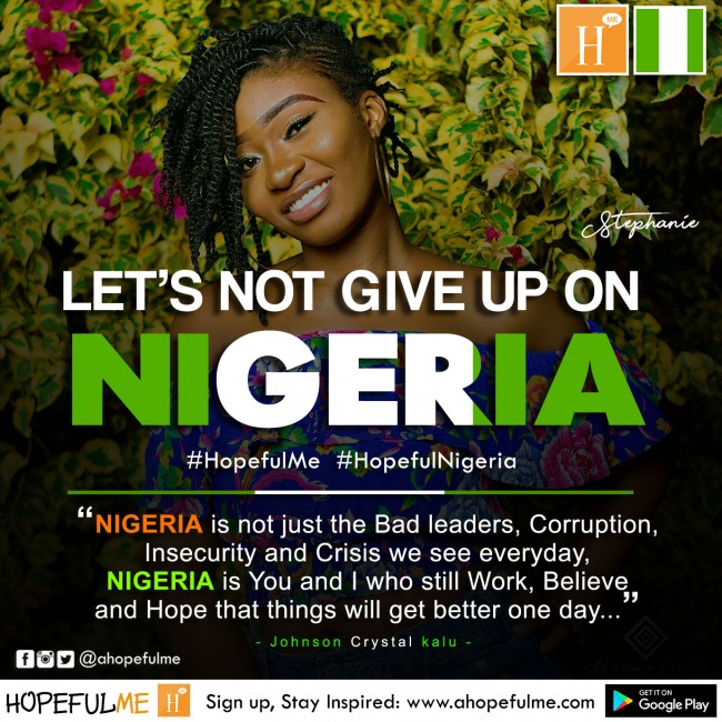 A Hopeful Nigeria
