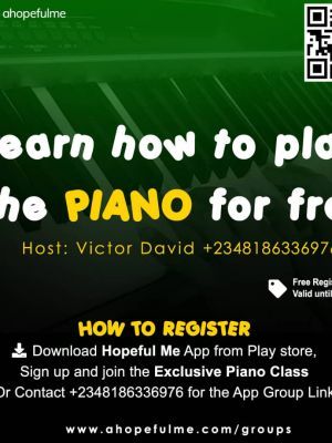 Online piano class